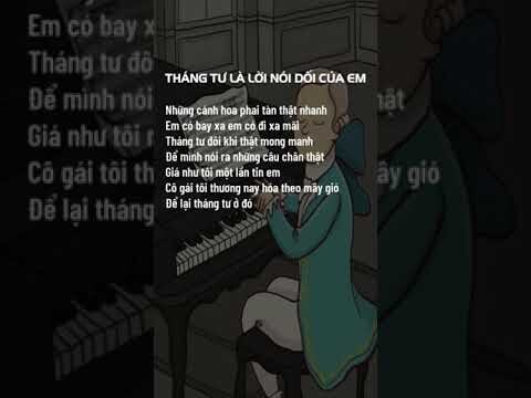 Tháng tư là lời nói dối của em #shorts #karaoke #beats #lyrics #piano