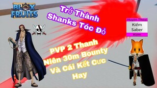 One Piece | Shanks Tóc Đỏ Mạnh Cỡ Nào Trong Blox Fruits . Shanks Đối Đầu Cao Thủ 30M bounty - Roblox