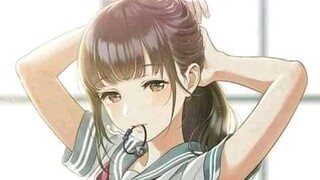 Beautiful girl sing