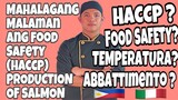HACCP Standard Tutorial in Tagalog | Production of Fish for Sushi 🍣 🇵🇭🇮🇹