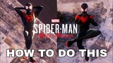 [Tutorial]Spider-Verse Air Tricks In Spiderman Miles Morales