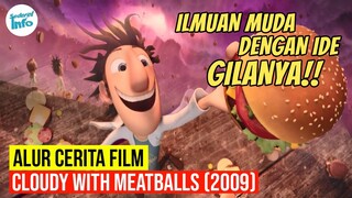 PEMUDA INI MERUBAH AIR HUJAN MENJADI MAKANAN! | ALUR CERITA CLOUDY WITH A CHANGE OF MEATBALLS (2009)