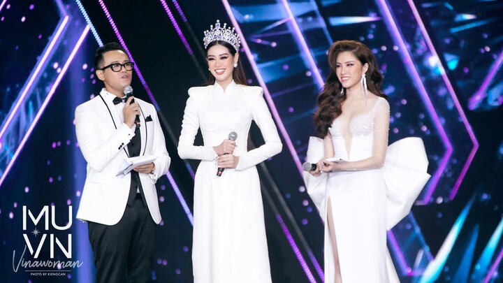 Những khoảnh khắc ngọt ngào của Vân trong đêm chung kết Miss Universe Vietnam 2022