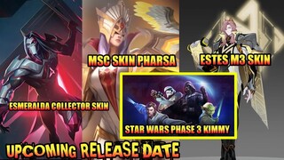 Estes M3 Skin Release Date | Kimmy Starwars Phase 3 | MSC SKIN Pharsa | Moskov Abyys Skin | MLBB