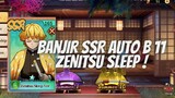 GACHA 80X BANJIR SSR AUTO B 11 ZENITSU SLEEP SSR !! - DS: BLADE OF HASHIRA
