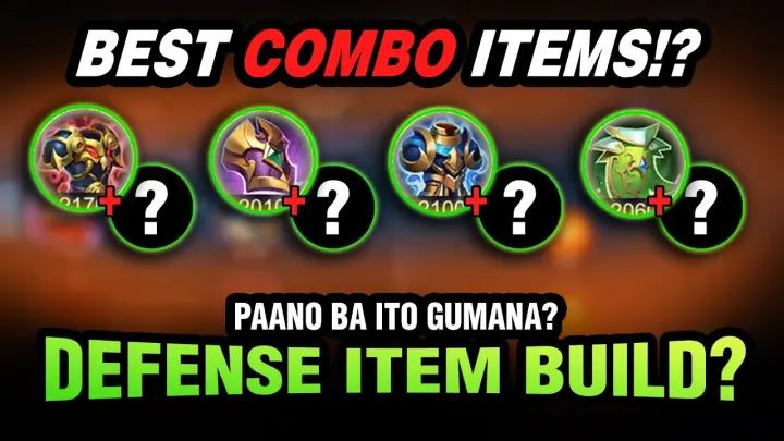BEST DEFENSE ITEM COMBO | HOW TO BUILD | TIPS AND GUIDES MOBILE LEGENDS | CRIS DIGI 2021 (ENG SUB)