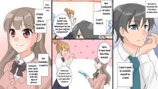 ã€�Mangaã€‘A Total Babe In Class. She Stays At My Place and Sleeps In My Bedâ€¦?
