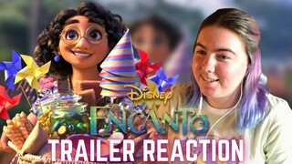 SO HAPPY! Disney's Encanto Official Trailer Reaction | Disney