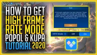 How To Get (HFR MODE) | Popol & Kupa Patch 2020 | Mobile Legends