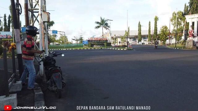 PERJALANAN DARI BANDARA KE PUSAT KOTA MANADO NON STOP