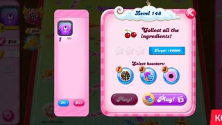 CANDY CRUSH SAGA LEVEL 148 (NEW VERSION)
