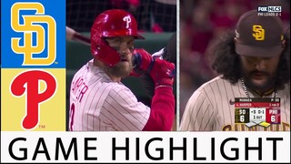 San Diego Padres vs. Philadelphia Phillies (10/22/22) NLCS Game 4 Highlights Part 2