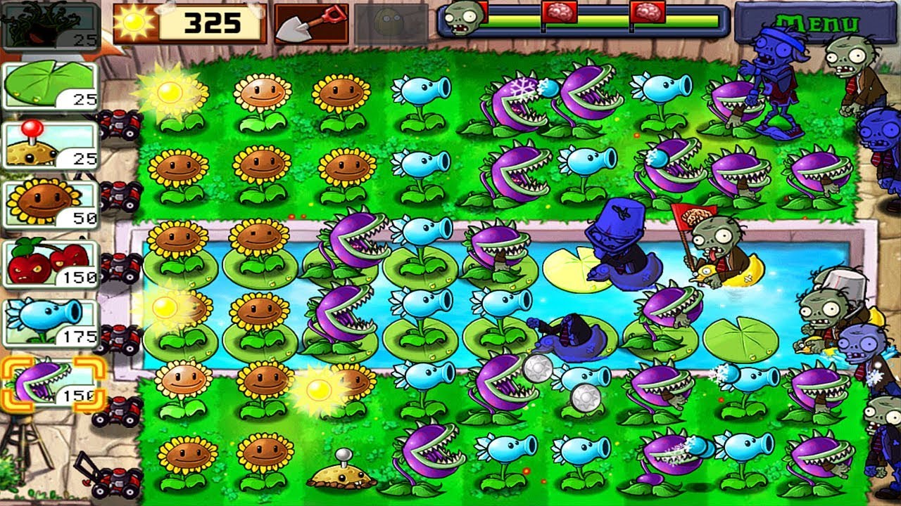 Plants Vs Zombies #9 – Hoa Quả Nổi Giận – Chơi Game Hoa Quả Nổi Giận, Level  3-4 - Bilibili