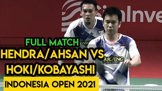 Hendra/Ahsan vs Hoki/Kobayashi Indonesia Open 2021 ヘンドラ/アサンvs保木卓朗/小林優吾インドネシアオープン2021