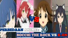 Perbedaan Anime Bocchi The Rock VS K-ON