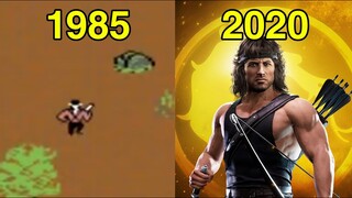 Rambo Game Evolution [1985-2020]