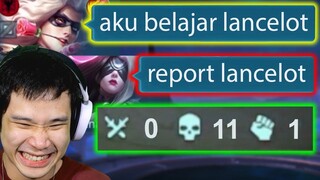 Prank Top 1 Lancelot Mati 11X - Mobile Legends