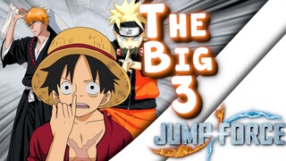 KEKUATAN ASLI DARI THE BIG 3 (Naruto, luffy, dan ichigo)- JUMP FORCE INDONESIA