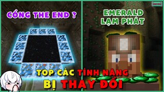 Top Những tính năng đã THAY ĐỔI trong MINECRAFT | GameChan