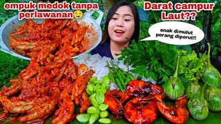 CEKER MERCON UDANG BAKAR PEDAS MANIS LALAPAN MENTAH PETE CABE RAWIT TERONG KENIKIR