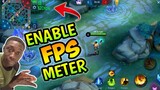 HOW TO ENABLE FPS METER IN MOBILE LEGENDS WITHOUT ANY APP | SAJIDCH GAMING