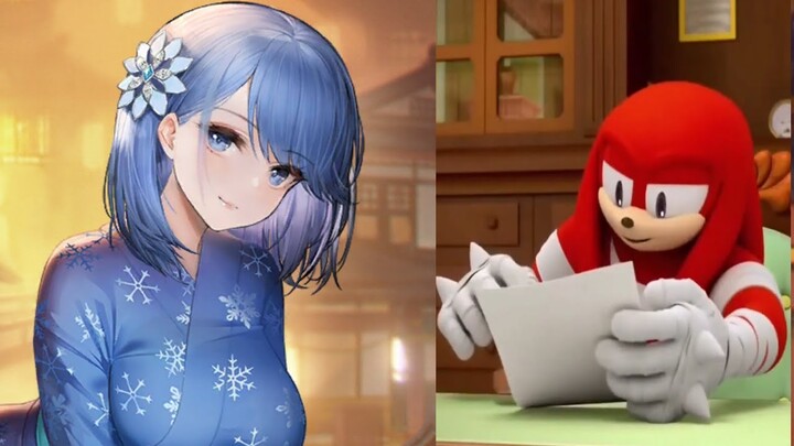 Knuckles rates blue hair crushes | Azur Lane