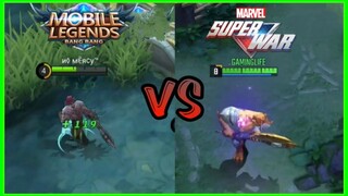 Mobile Legends VS Marvel Super War . Which one is best? Full comparison