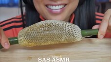 ASMR RAW HONEYCOMB (EATING SOUNDS) |SAS-ASMR