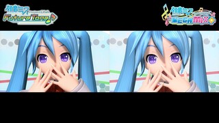 What Do You Mean!? - Hatsune Miku: Project DIVA PV Comparison [Future Tone, Mega Mix+] 4K