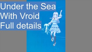 Vroid Under the Sea  ไปดำน้ำ โดนแมงกระพรุน