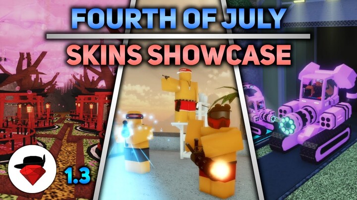 ALL NEW 4th of July Skins | Skins Showcase | Tower Battles [ROBLOX]