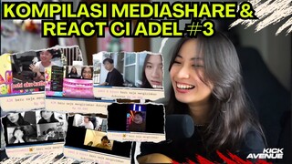 KOMPILASI MEDIASHARE AND REACT CI ADEL ||PART 3|| GATAU MALES PENGEN BELI TREGG