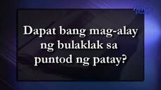 Mag Alay ng Bulaklak sa puntod ng patay - Ang Dating Daan