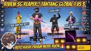 TANTANG 3 PLAYER GLOBAL SONGONG 1 VS 3 PAKE SG 2 REAPER!! AUTO KASIH PAHAM 🔥