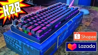 Budget Mechanical Gaming Keyboard | Gigaware K28 | Lazada Unboxing | Review (TAGALOG)