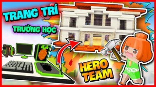 KAMUI NÂNG CẤP THÀNH CÔNG PHÒNG MÁY TÍNH TRƯỜNG HỌC HERO TEAM TRONG MINI WORLD | THỬ THÁCH TRANG TRÍ