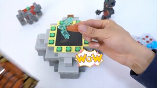 Minecraft menggali harta karun di gerbang akhir, mekanisme dekripsi mengalahkan naga ender, dan emas