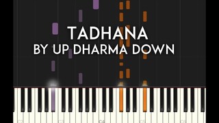 Tadhana by Up Dharma Down Synthesia Piano Tutotrial with sheet music