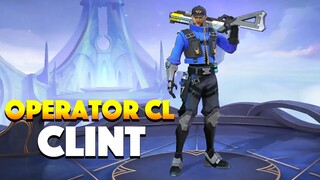 Operator CL Clint Mobile Legends Skin Spotlight ~ MLBB