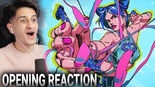 JoJo’s Bizarre Adventure Part 6 Opening REACTION | STONE OCEAN