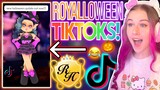I REACT TO THE FUNNIEST ROYALLOWEEN TIKTOKS! 🎃 ROBLOX Royale High Halloween Update Tiktoks Reaction