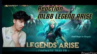 Reaction on Legend Arise|Mobile Legnds Bang Bang Cinematic Trailer-PROJECT NEXT #mobilelegends