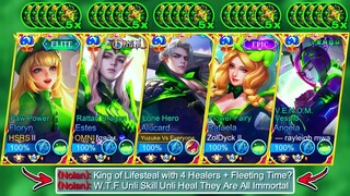 ALUCARD + 4 HEALERS with TWIST?! 😱 (ALL OASIS + FLEETING TIME) - 5 MAN ALL IMMORTAL NO CD HEAL WTF!🤣