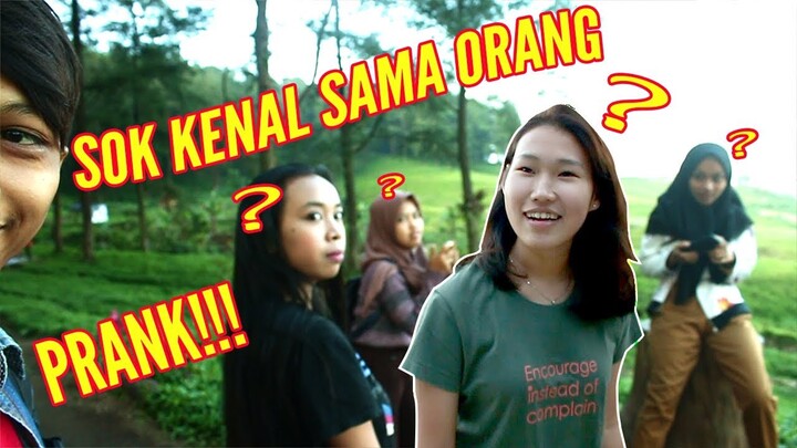 PRANK KOCAG!!! SOK KENAL SOK DEKAT SAMA ORANG YANG GA DIKENAL - Prank Indonesia.