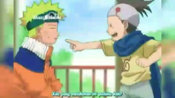 Momen Lucu Naruto kecil dengan Konohamaru