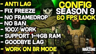 UPDATE CONFIG COD MOBILE FIX LAG 60 FPS | SMOOTH GAMEPLAY COD MOBILE FIX LAG SEASON 9