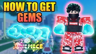 How To Get Gems - Best Method For Farming Gems in A One Piece Game