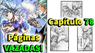 VAZARAM AS PÁGINAS! GOKU SALVA MONAITO DE GRANOLA E GAS SURGE! CAPÍTULO 78 DRAGON BALL SUPER MANGÁ