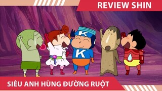 Review shin cậu bé bút chì ,Biệt đội Siêu anh hùng đường ruột , tóm tắt shin cậu bé bút chì