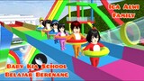 Baby Kia School Belajar Berenang Di Waterpark | Ica Alwi Family Vlog | Drama Sakura School Simulator